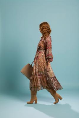 Be Loved Shirred Bodice Batik Top