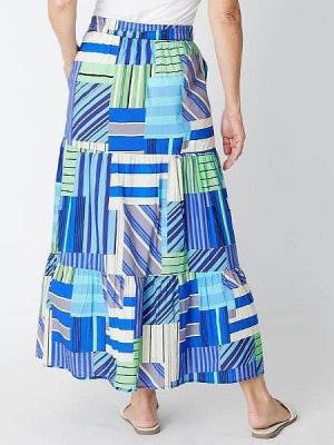 Blue Multi Skirt