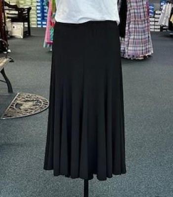 Renoma Black Panelled Full Skirt