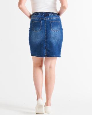 Nala Indigo Mix Denim Skirt