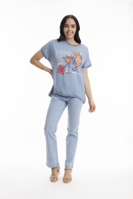 Cheers Embellished Top