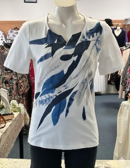 Vivid V Neck T/Shirt