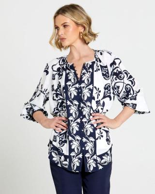 Fate + Becker Dreams Embroidered Top