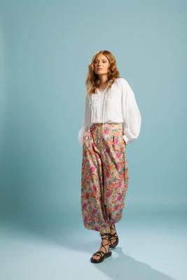 Fate + Becker Unholy White Embroidered Sleeve Top