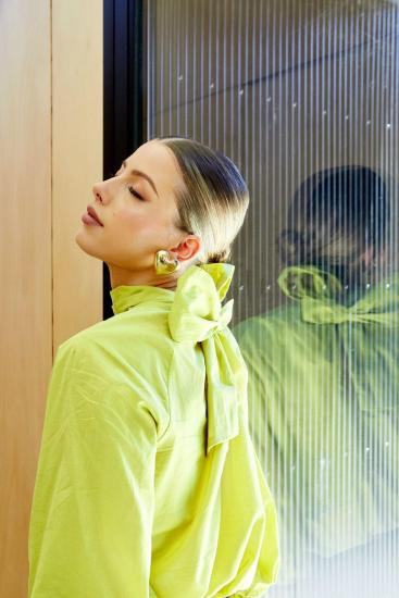 Empowered Chartreuse Top