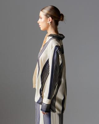 Heartstopper Navy Stripe Shirt