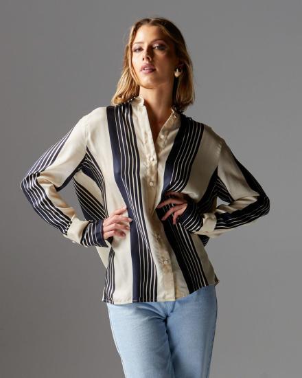 Heartstopper Navy Stripe Shirt