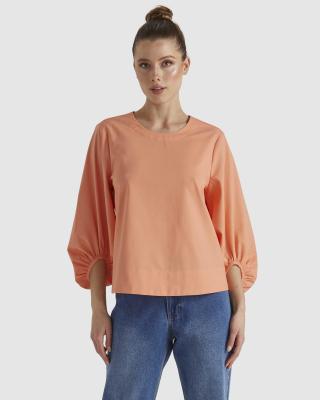 Sun Jewel Salmon Top