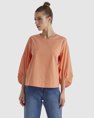 Sun Jewel Salmon Top