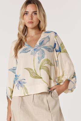 Anthea White Floral Blouse