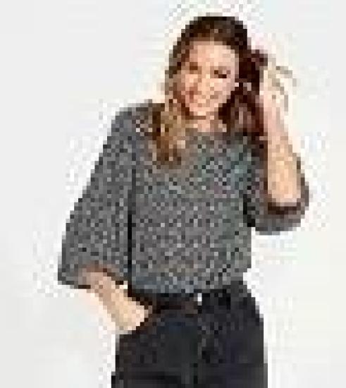 Nicolette Boho Animal Kimono Sleeve Top