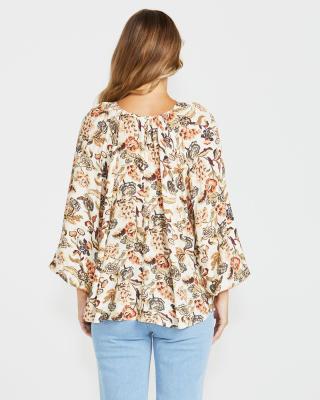 Dara Wildflower Boho Top