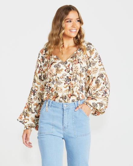 Dara Wildflower Boho Top
