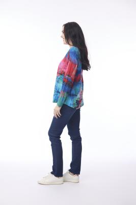 Sail Boat Contemporary Crew Tee Shirt