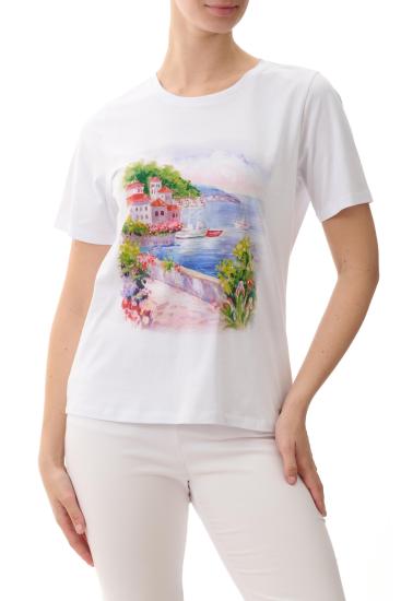 Givoni Evian White Print T/Shirt