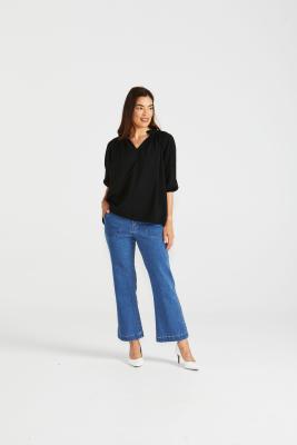 Cecilia Black Blouse
