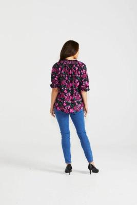 Cecilia Floral Print Blouse