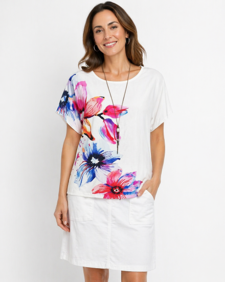 Placement Print Top