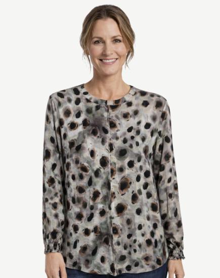 Frosted Foral Brushed Knit Top