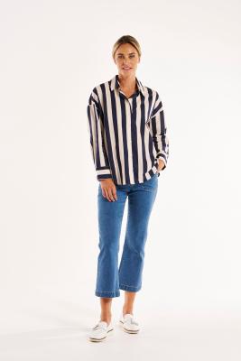 Navy Stripe Shirt