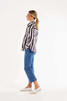 Navy Stripe Shirt
