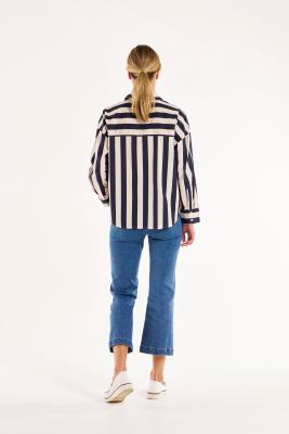 Navy Stripe Shirt