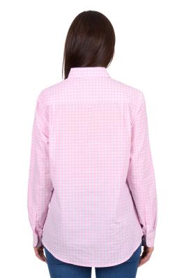 Clara Women's Half Placket Long Sleeve Shirt