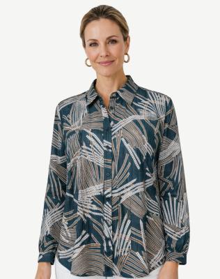 Pattern Break Long Sleeve Shirt