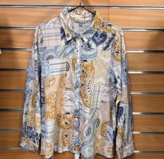 Yarra Trail Scarf Print L/S Shirt