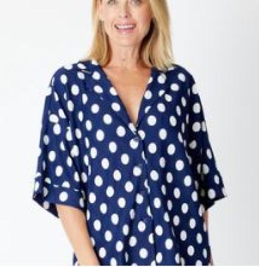 Sotina Navy Women's Shirt