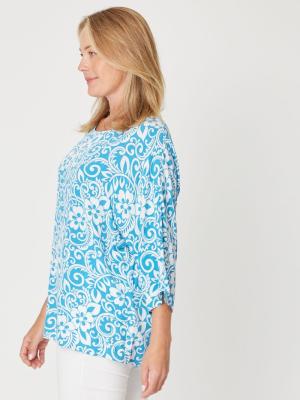 Summer ease Turquoise Top