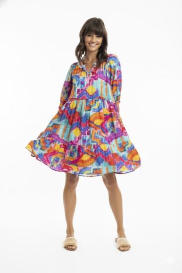 Frida Print Layer Dress