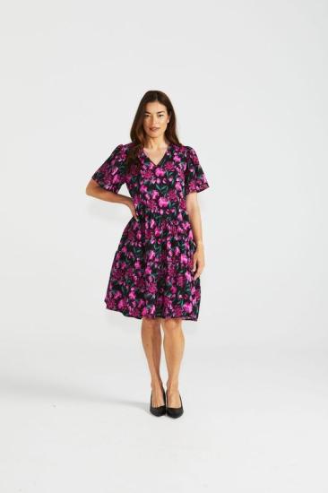 Florence Floral Print Tiered Dress
