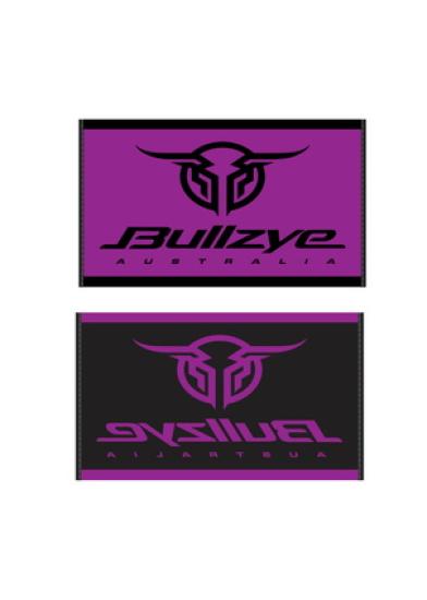 Bullzye Violet Logo Towel