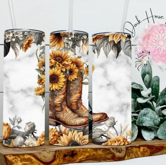 Cowboy Boots Tumbler