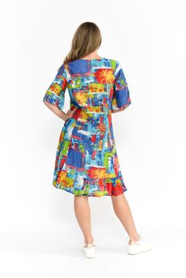 Painted Palms 3 Dress
