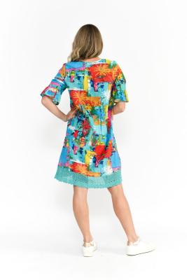Painted Palms 1 Hannah Tunic
