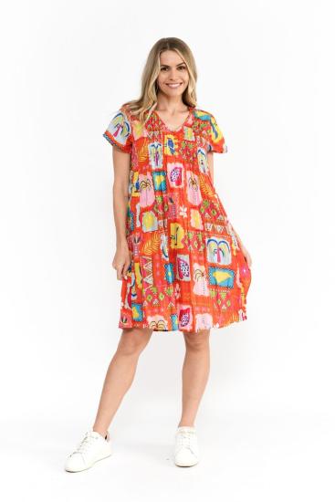 Trop Stories Orange Nicola Dress