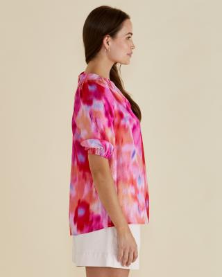 Joanne Floral Abstract Print Blouse