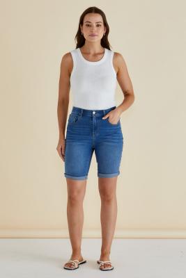 Bonnie Bermuda Indigo Mix Shorts