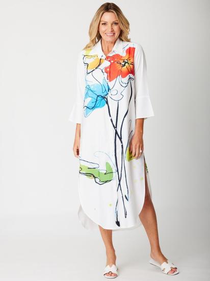 Floral Multi Coloured Tunic Shirt Dress