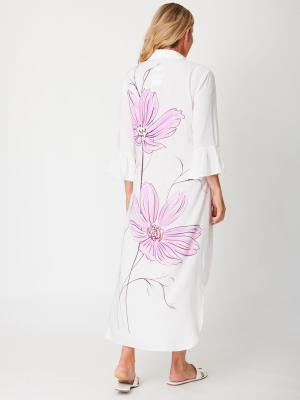 Romance Floral Tunic Shirt Dress