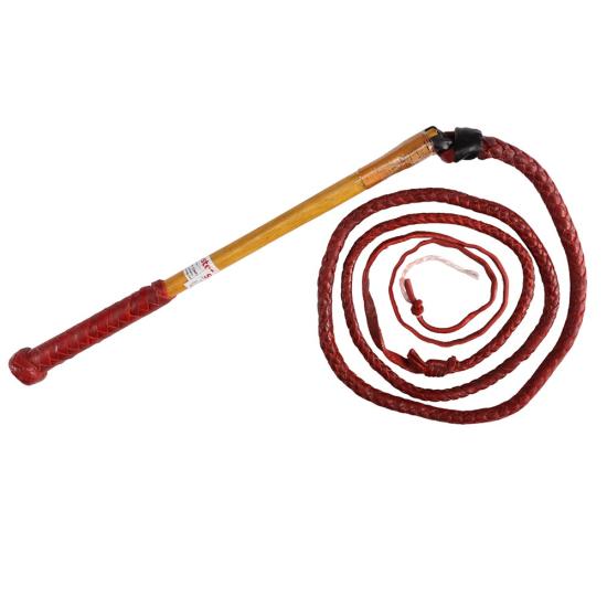 Stockmaster 6' x 6 Plait Redhide Whip