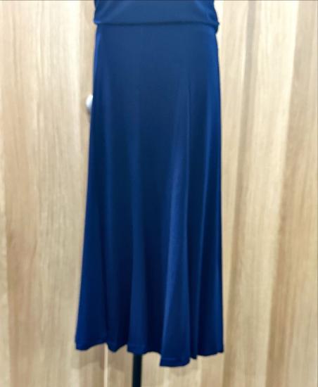 Navy Eight Panel Skirt