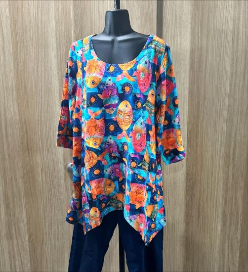 Multi Print Fish Top