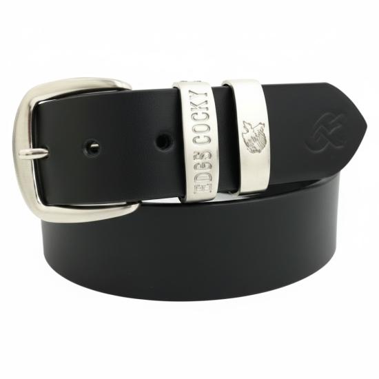 Black Muster Double Loop Belt