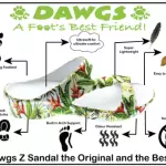 Dawgs Flat Grey Z Sandal