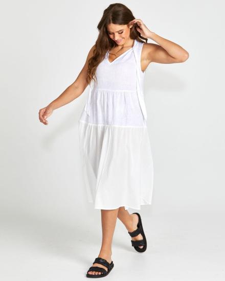 White Savannah Dress