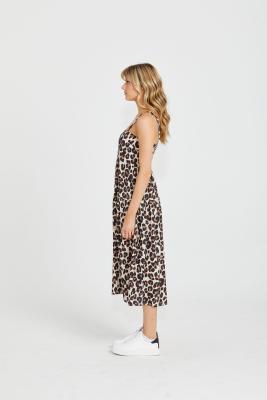 Kylie Panelled Sleeveless Animal Dress