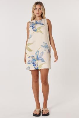 Anthea White Floral Shift Dress